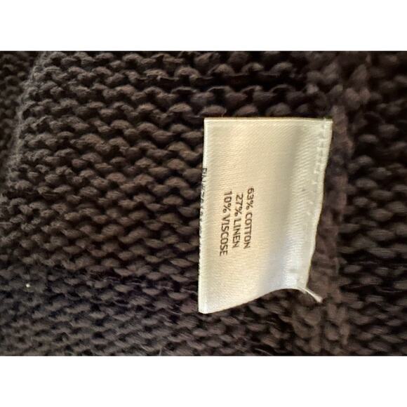 NWT Eileen Fisher Twisted CottonLinen Shimmer Sweater Jacket Size L QuietLuxury - Picture 6 of 8